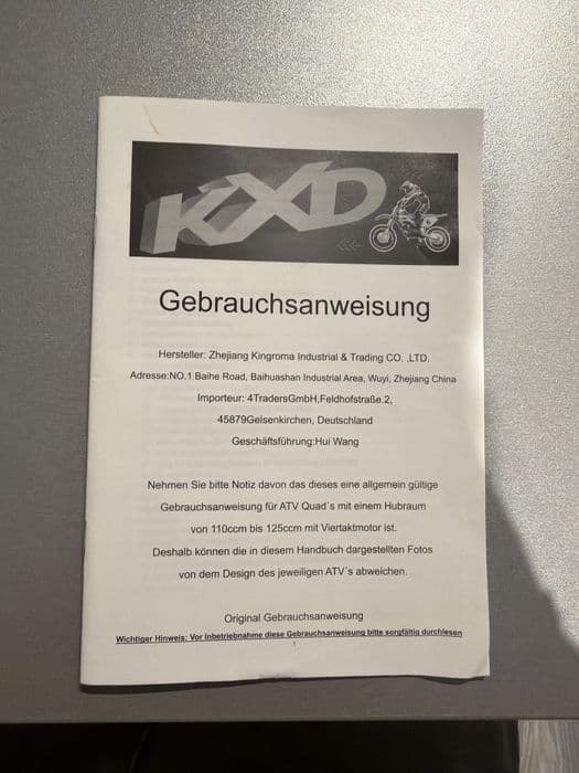 Atv copii KXD 125 cc