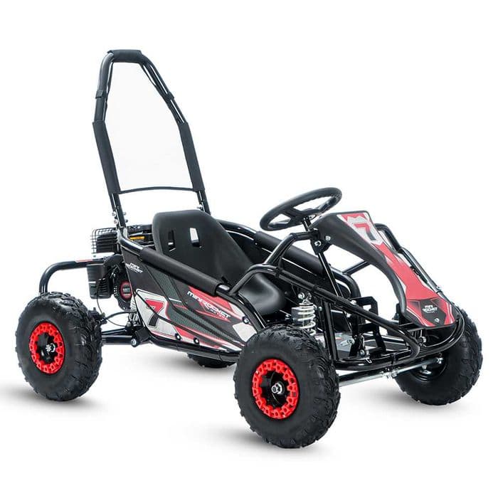 Atv copii 98cc Mini Rocket Raptor 6" automat 4T benzina rosu
