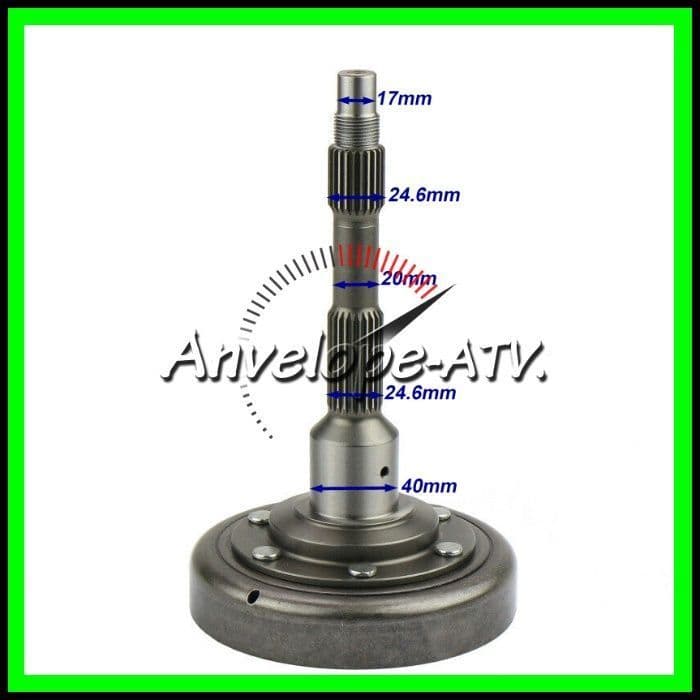 Ambreiaj ATV CFMoto 500 600 CF188 X5 X6 Oala Ambreiaj CF + Saboti CF MOTO