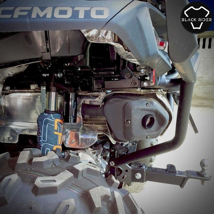 2 Tipsuri Evacuare, Toba sport CFMoto X10 X8, Otel, 48mm + garnituri