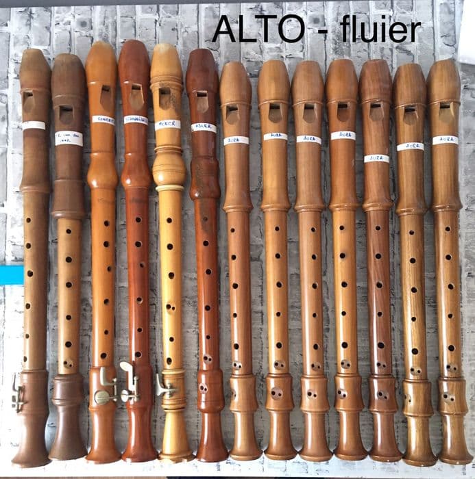 Fluiere - blockflote-recorder / sopranino, sopran, alto, tenor, bass