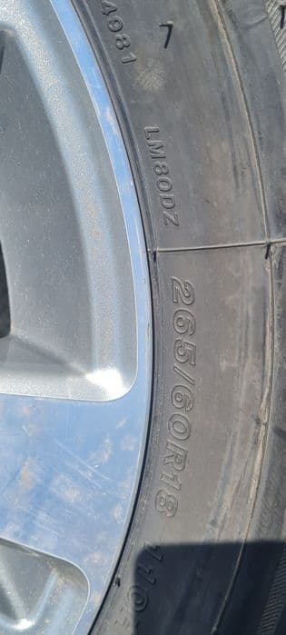 Jante Toyota Hilux Land Cruiser cu anvelope iarna  265/65R18 M+S