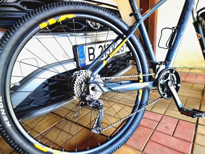 Bicicleta MTB hard tail Cross 29" Orange Gray Kenda