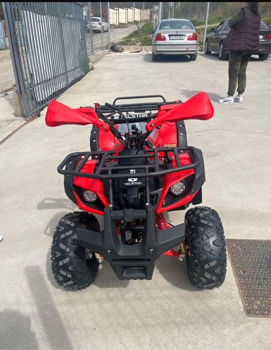 Atv 125cc 4 timpi pe benzina la aproape nou,nu are nicio dificultate.