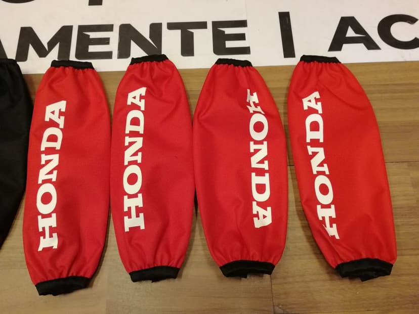 Set 4 protectii amortizor ATV Honda Trx Foreman Rincon huse telescop