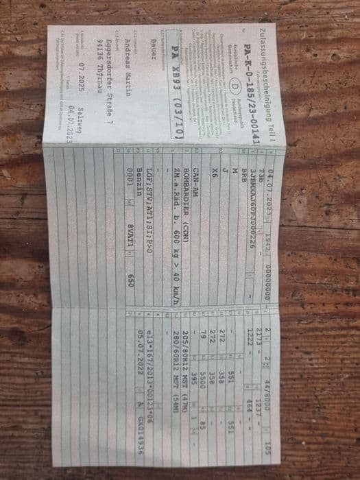 Can am 650  XXC     An 2023 inmatriculabila