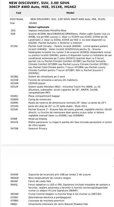Land Rover New Discovery 2020 SUV 306 CP