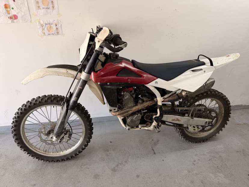 Vand cross enduro Husqvarna TE 450 pornire buton