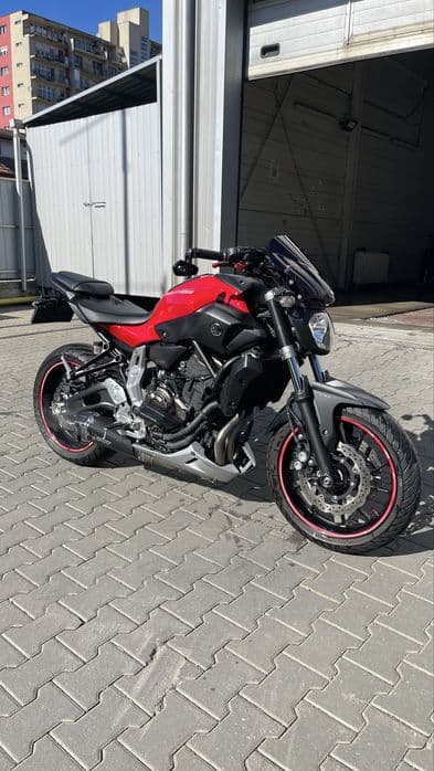 Yamaha MT 07 ABS 7800 KM evacuare MIVV