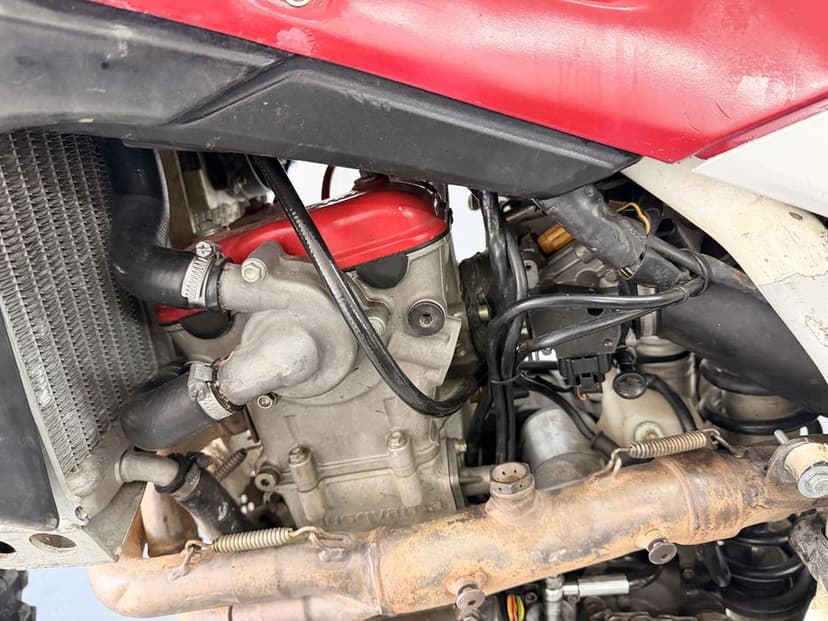 Vand cross enduro Husqvarna TE 450 pornire buton