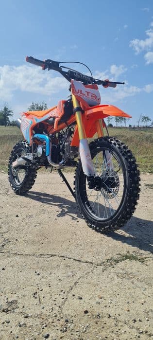 Cross Ultra 125cc 4 Timpi Kickstart 17/14 Nou pentru copii si adulti