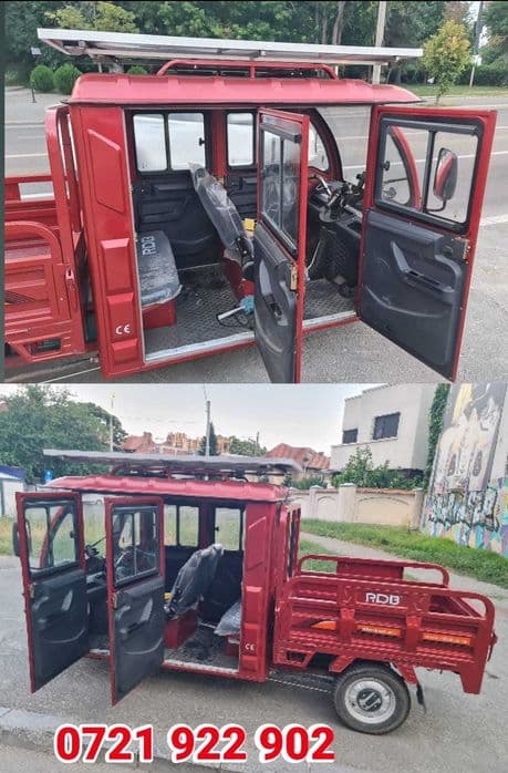 Triciclu electric, RDB MAX-Klass PRO, fara permis, 25km/h ,PANOU SOLAR