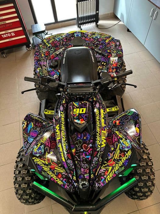 Stickere Autocolant Can-Am Renegade G1, G2  Printat si Laminat