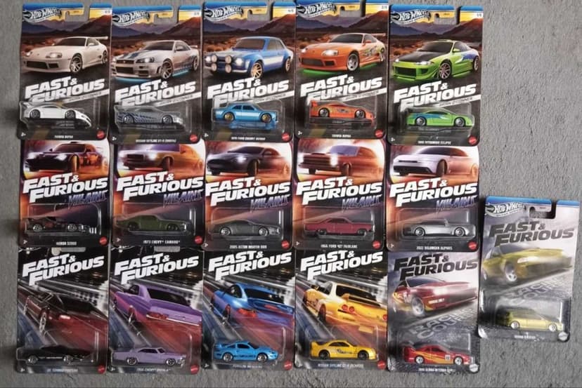 Cadouri machete colecții mașinuțe HotWheels și Matchbox (Mattel)