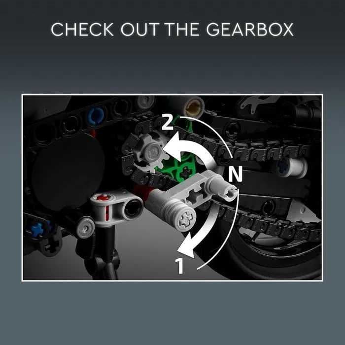 NOU TIP lego technic: Motocicleta Kawasaki Ninja H2R 42170