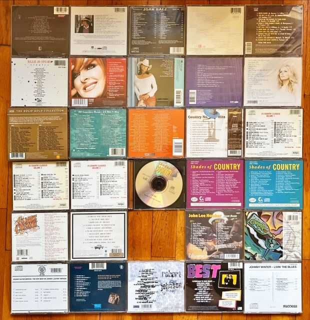 Lot CD orig country, blues, cuban music, soul: Jackson, Hooker, Ferrer