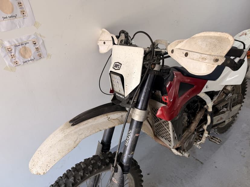 Vand cross enduro Husqvarna TE 450 pornire buton