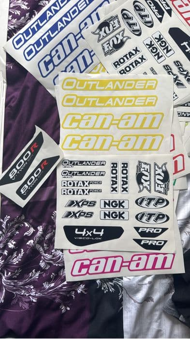 Stickere pentru  Can-Am , stickere, colant pentru carene