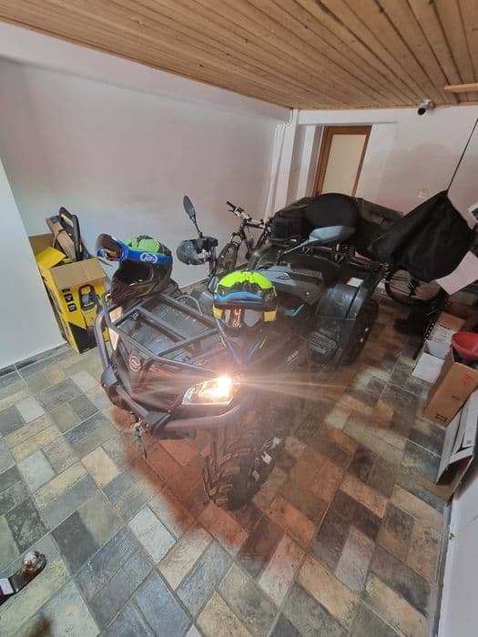 Vând atv cf moto 520 aproape nou, accept schimb cu model nou