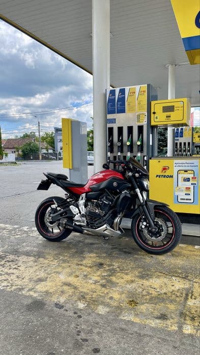 Yamaha MT 07 ABS 7800 KM evacuare MIVV