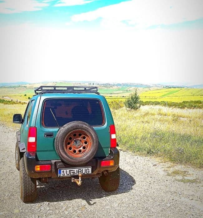Suzuki jimny reconditionat. Vopsea Raptor. Roti 225/75/15