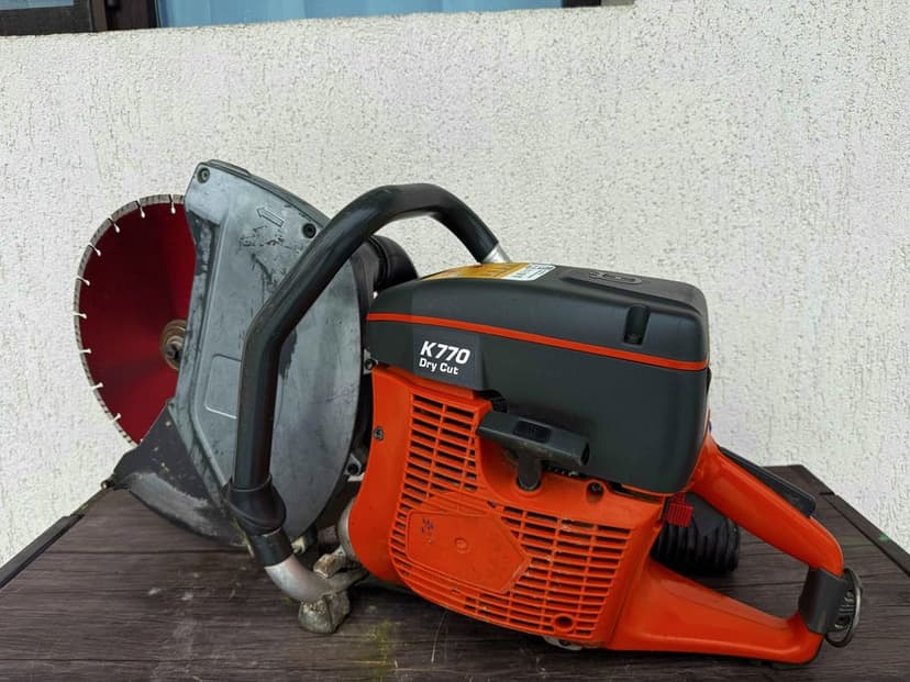 Drujba beton Husqvarna K770 DryCut, cu turbina de aspirare!