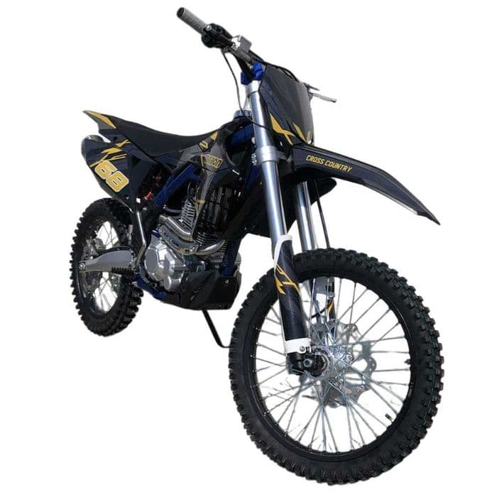 Motocicleta cross MZK Mikilon 250cc 21/18 4T benzina negru/galben