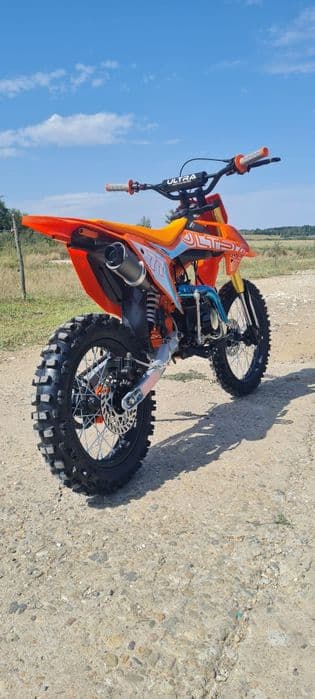 Cross Ultra 125cc 4 Timpi Kickstart 17/14 Nou pentru copii si adulti
