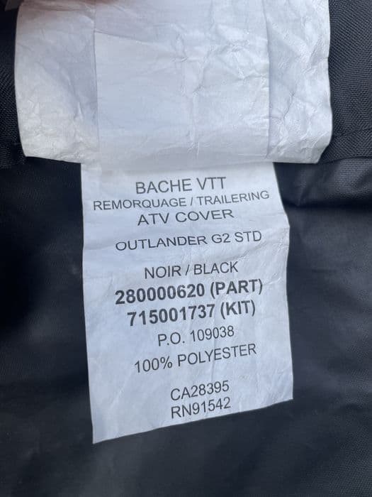 Husa Prelata Can-am OUTLANDER, XMR , Scurt  Originala !