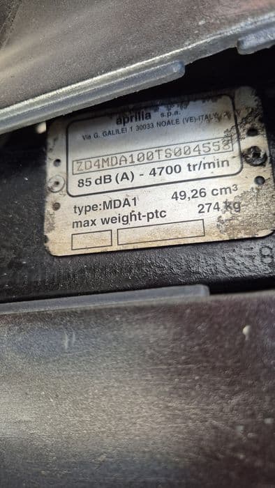 Scuter aprilia rally lc50