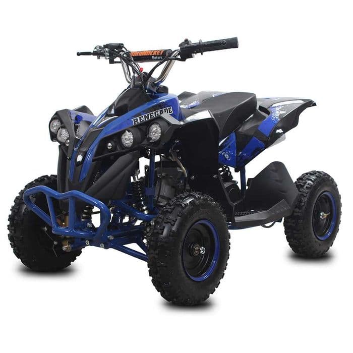 Atv copii 49cc Minigade 6" pornire electrica albastru