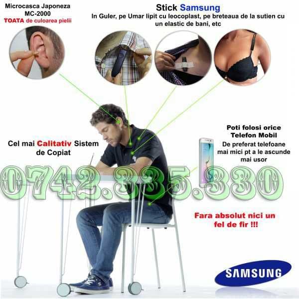 Casca de Copiat Stick cu Casca MC2500 Casti de Copiat fara fir