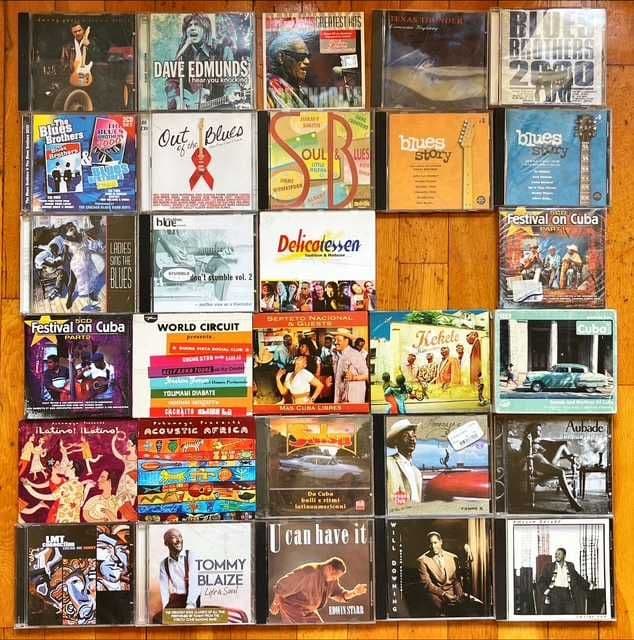 Lot CD orig country, blues, cuban music, soul: Jackson, Hooker, Ferrer