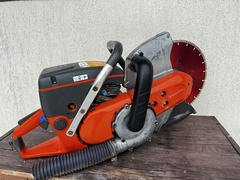 Drujba beton Husqvarna K770 DryCut, cu turbina de aspirare!