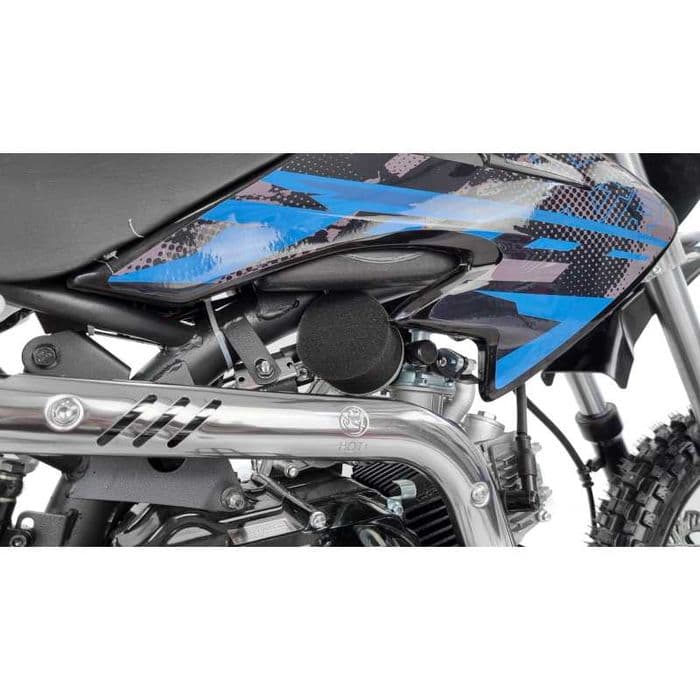 Motocicleta Cross/Enduro copii 4T XTR 607, 125cc,17/14,negru/albastru