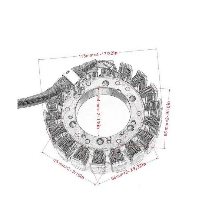 Stator alternator Honda Dominator NX 650 500 XR Vigor bobina A1569
