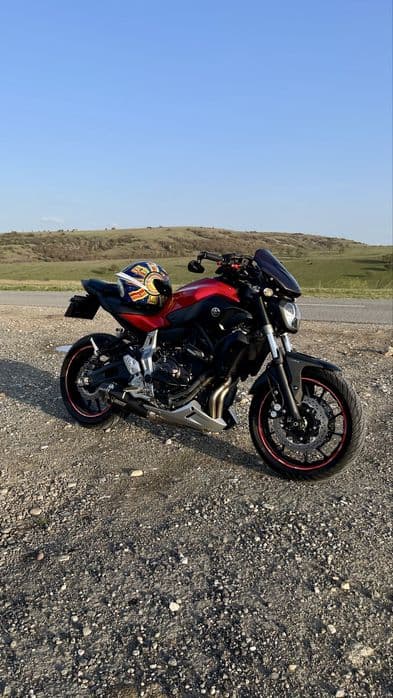 Yamaha MT07 ABS 7800KM, evacuare MIVV