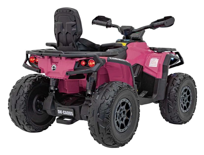 ATV electric pt copii Autokids Can-AM OUTLANDER 24V 4x4 800W (005) Roz