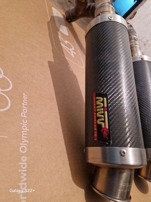 Evacuare MIVV CARBON GP  Yamaha r1 rn 12 + filtru aer sport K&N