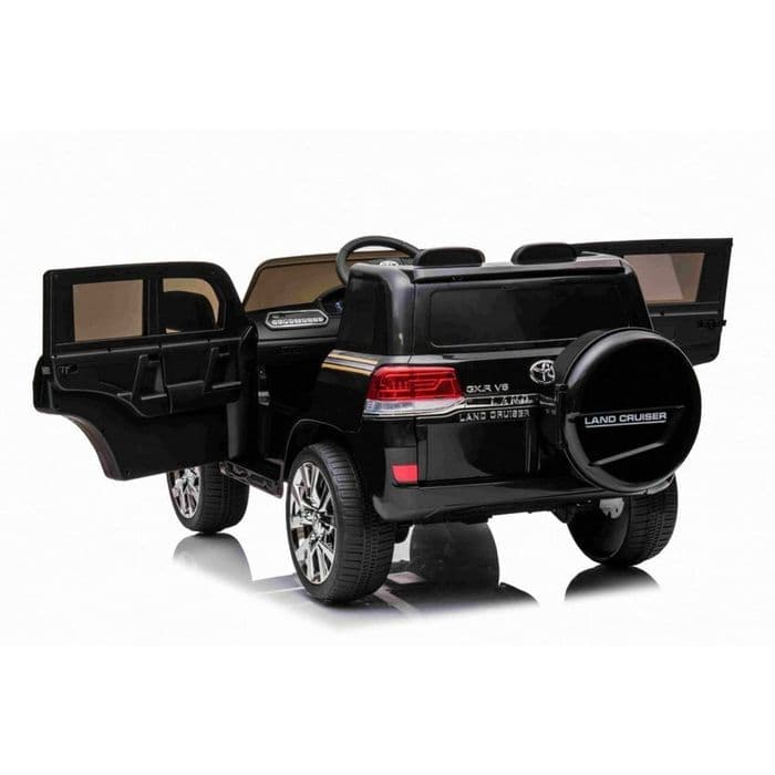 Masinuta electrica pentru copii Toyota Landcruiser Police cu roti EVA