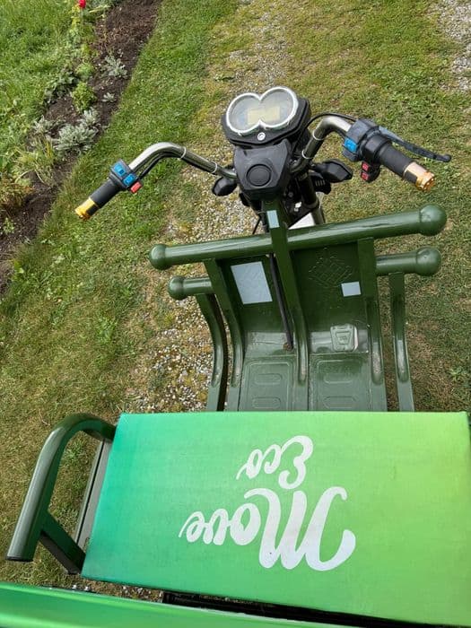 Triciclu electric ca nou roti off road