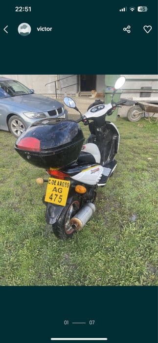 Vand scuter 49 cmc/fiscal