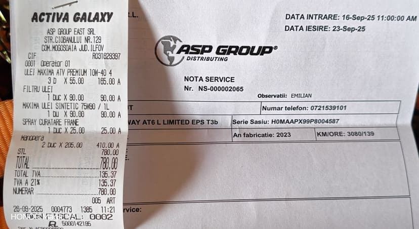 ATV Segway Snarler AT6 schimb și cu autovehicule