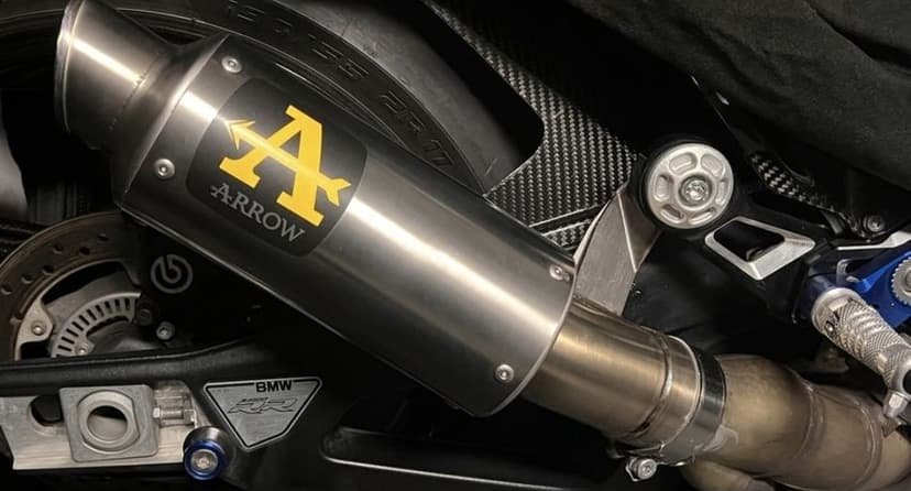 Toba moto Bmw S1000rr omologata caNoua 2019-2025. Arrow Gp2 titan pur