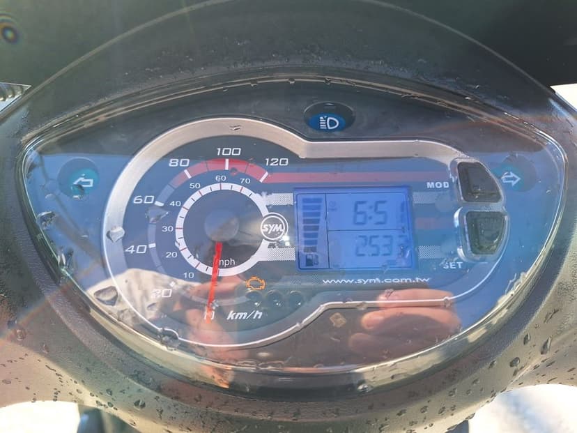 Scuter 125, Sym Symphony SR doar 2600km in garanție
