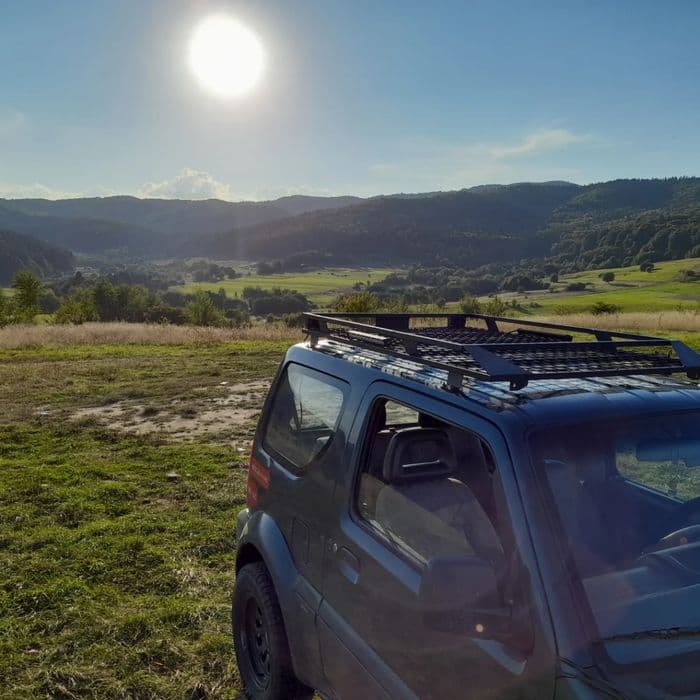 Roof rack / portbagaj si scara suzuki jimny  4x4 off road overlanding