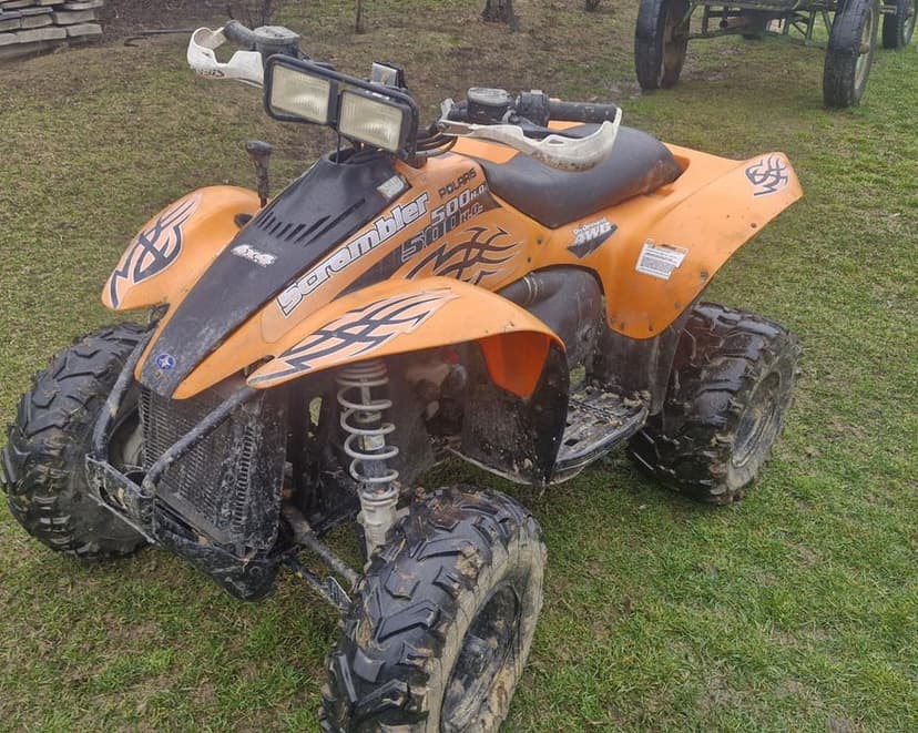 Atv polaris scrambler 500 4x4