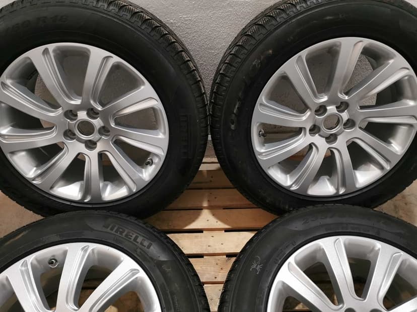Jante Originale Land Rover Discovery/Evoque  R18 cu anvelope de iarna