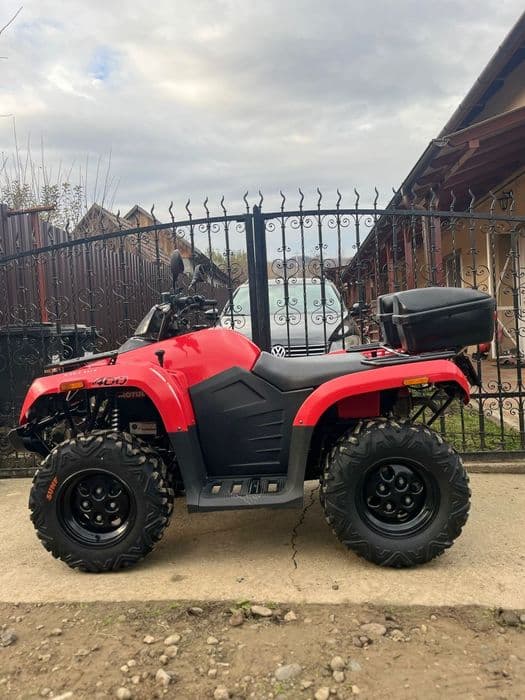 ATV Quad Arctic Cat 400CMC 4x4 cu troliu și carlig