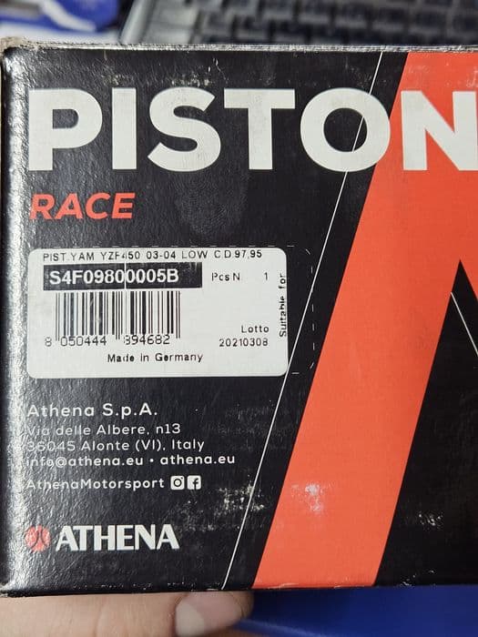 Piston Yamaha yz450f wr450f